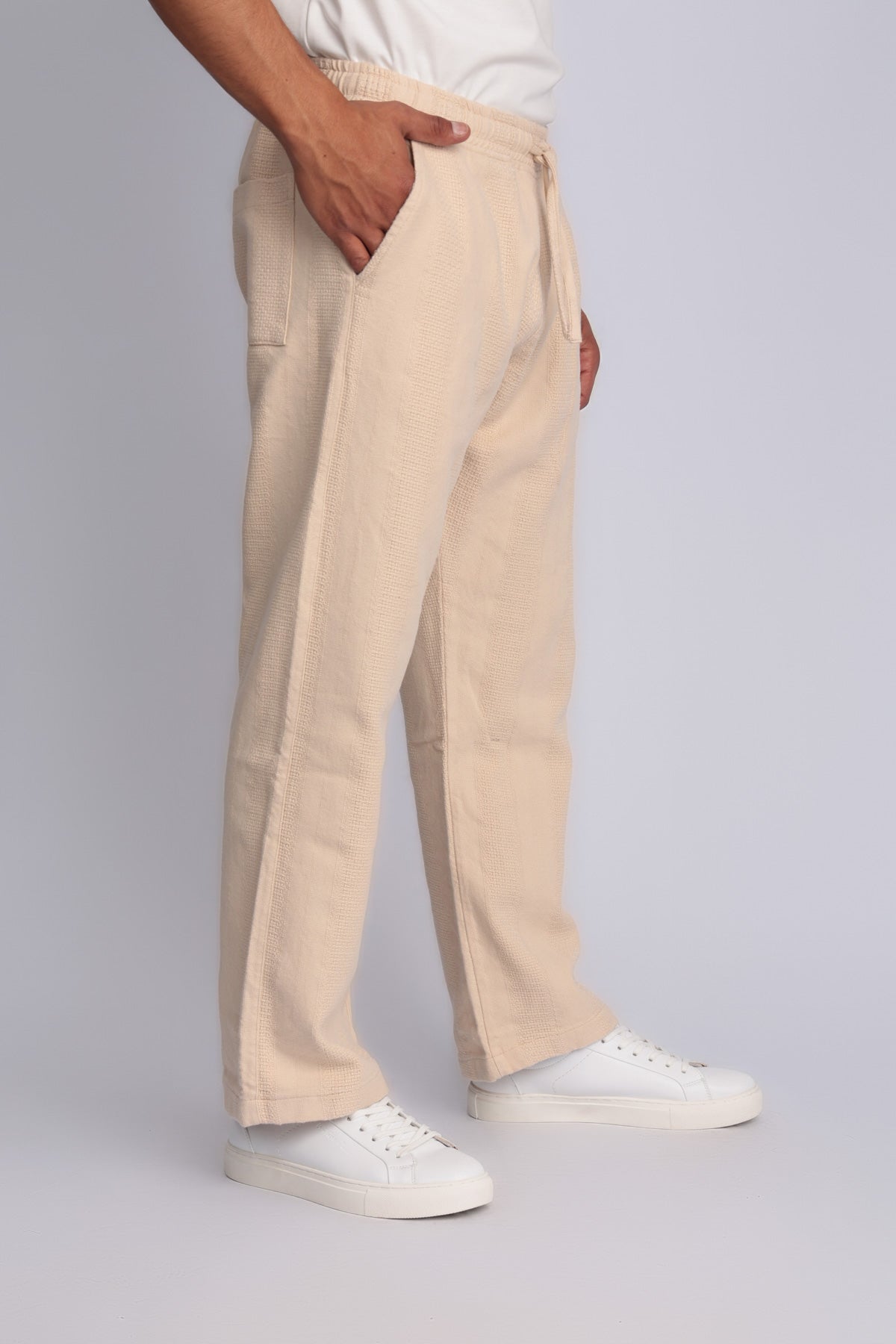 LINEN SMART CASUAL PANTS Secondary image