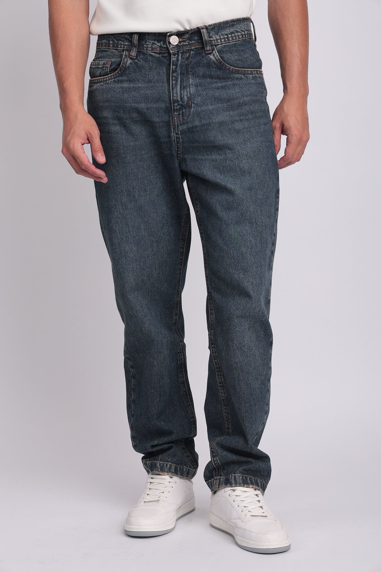 WIDE LEG FIT JEANS PANTS Secondary image