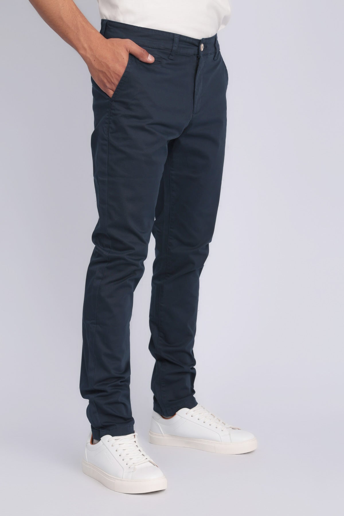 SLIM FIT GABARDINE PANTS Secondary image