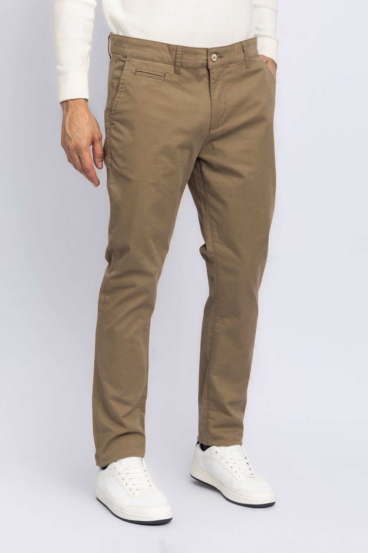 SLIM FIT GABARDINE PANTS Secondary image