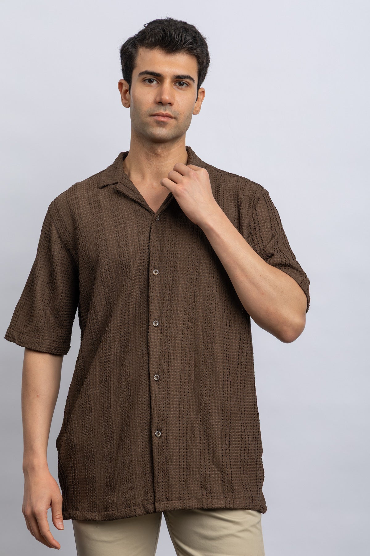 SHORT SLEEVE CASUAL SHIRT Secondary image