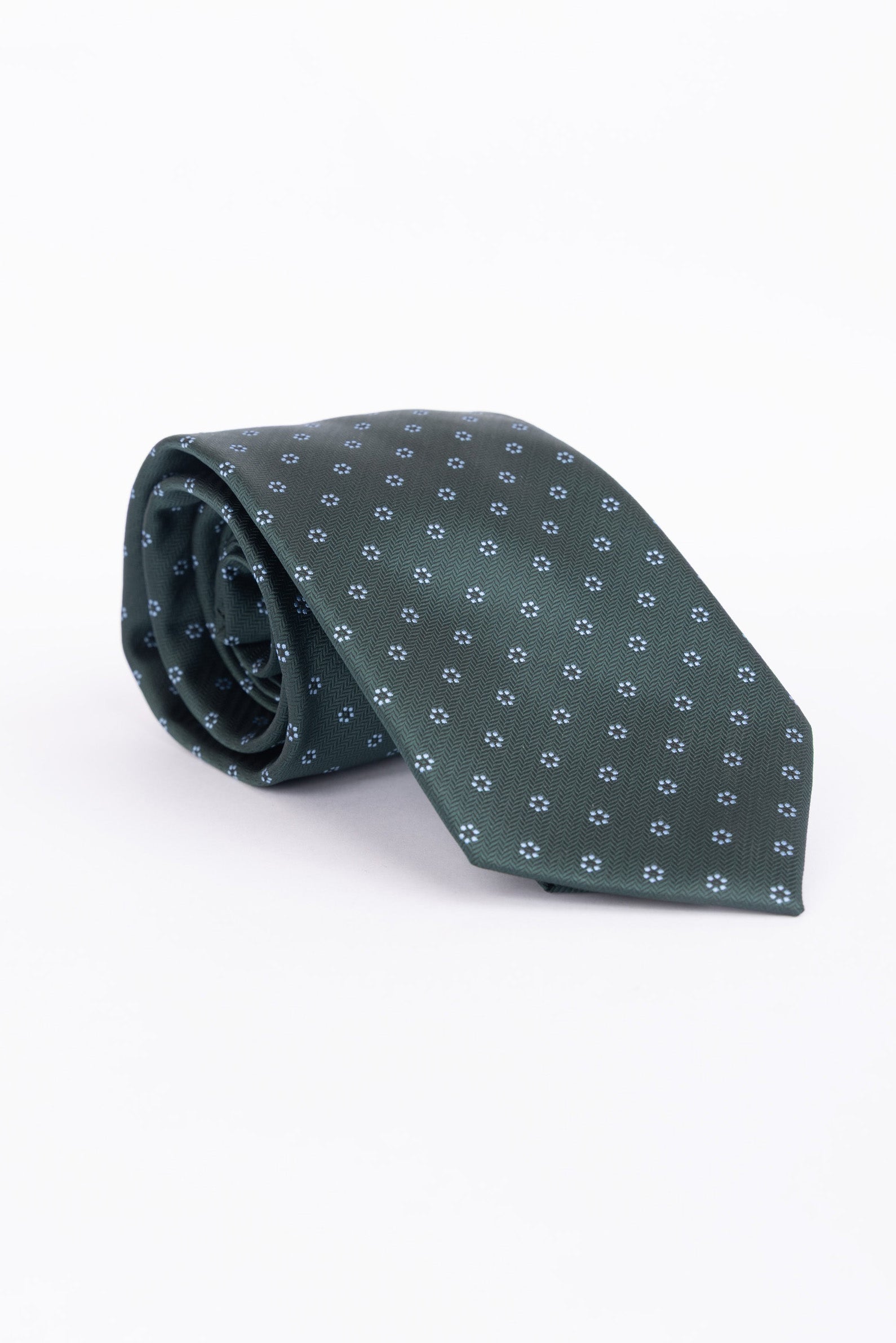 TIE WITH POCKET SQUARE 7.5CM الصورة الثانوية
