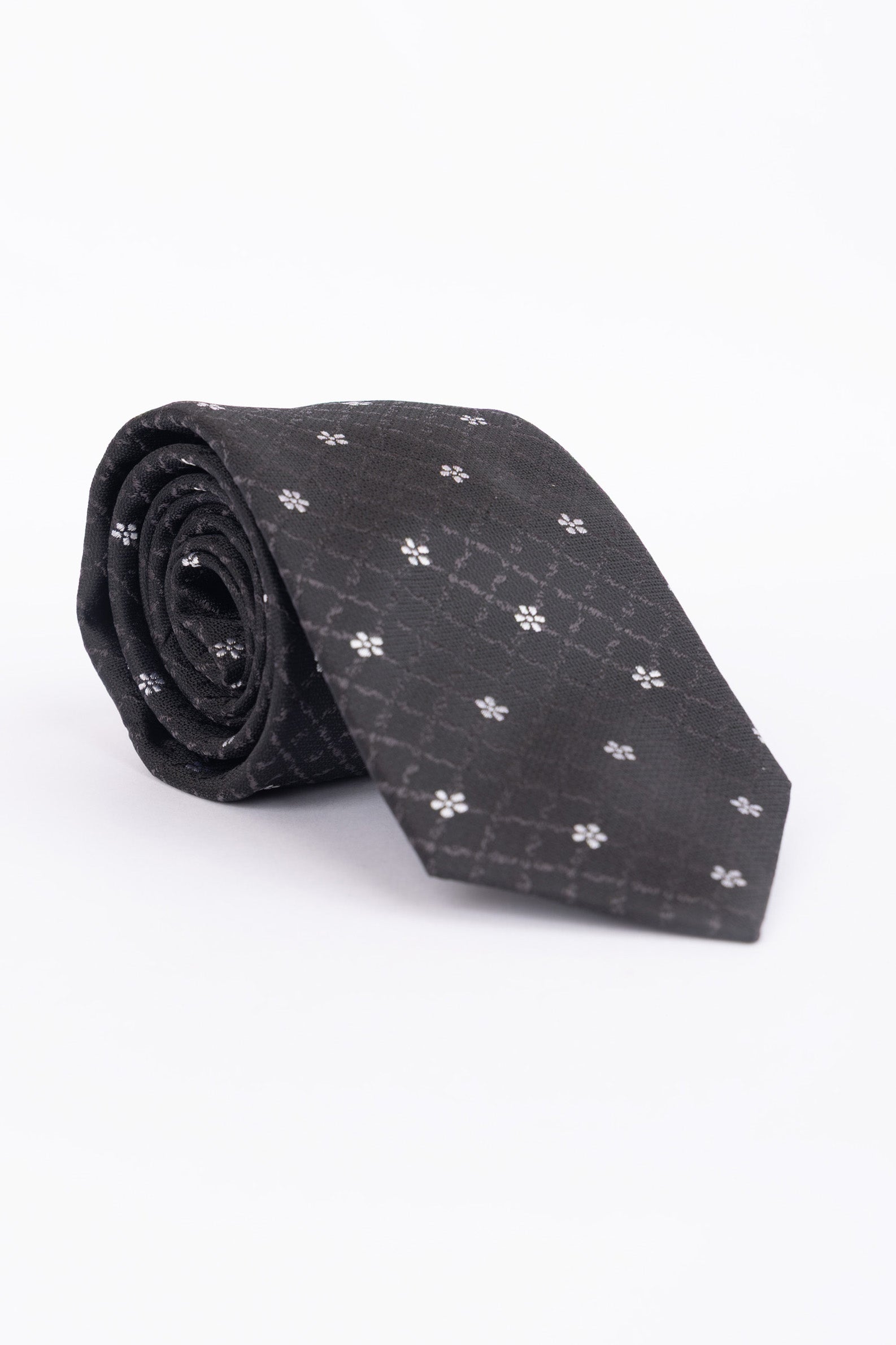TIE WITH POCKET SQUARE 7.5CM Secondary image