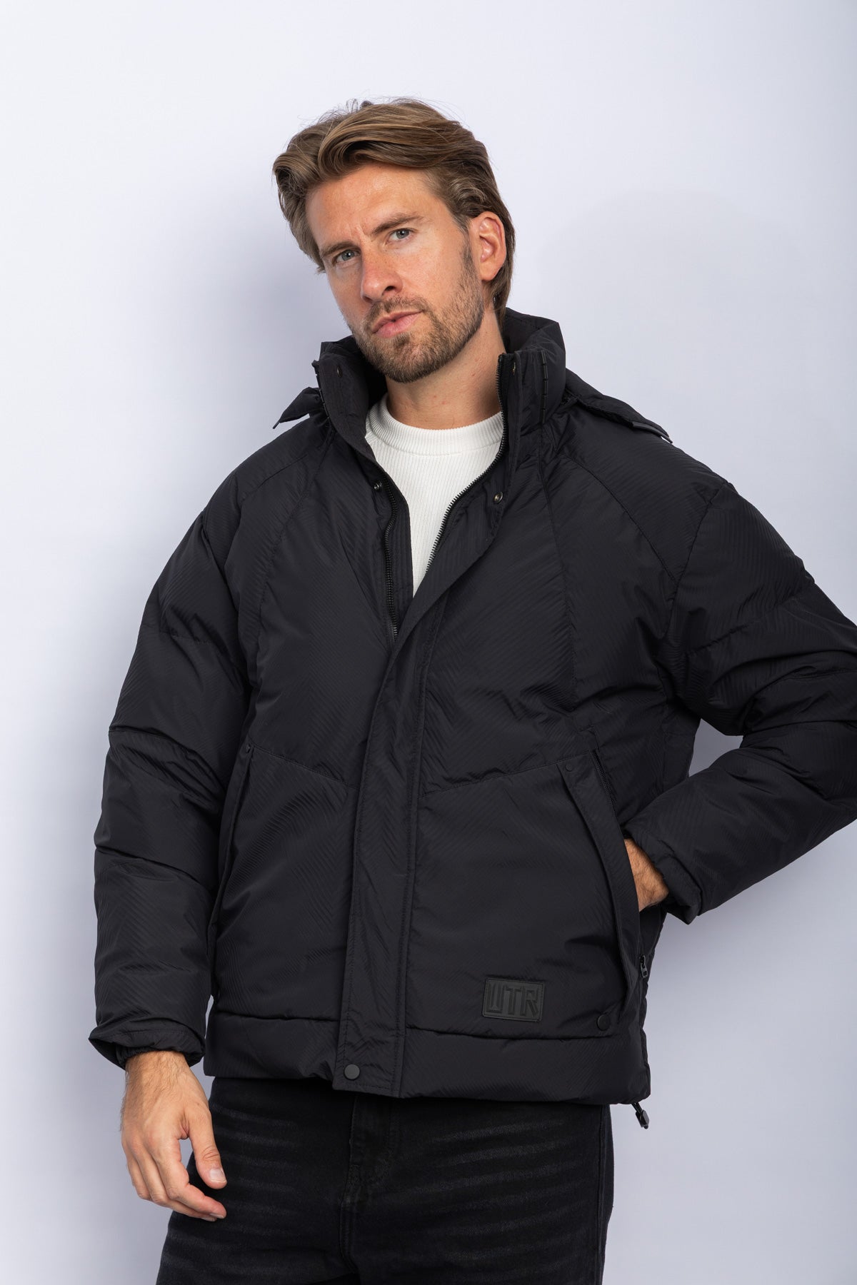 HOODED CASUAL JACKET Secondary image