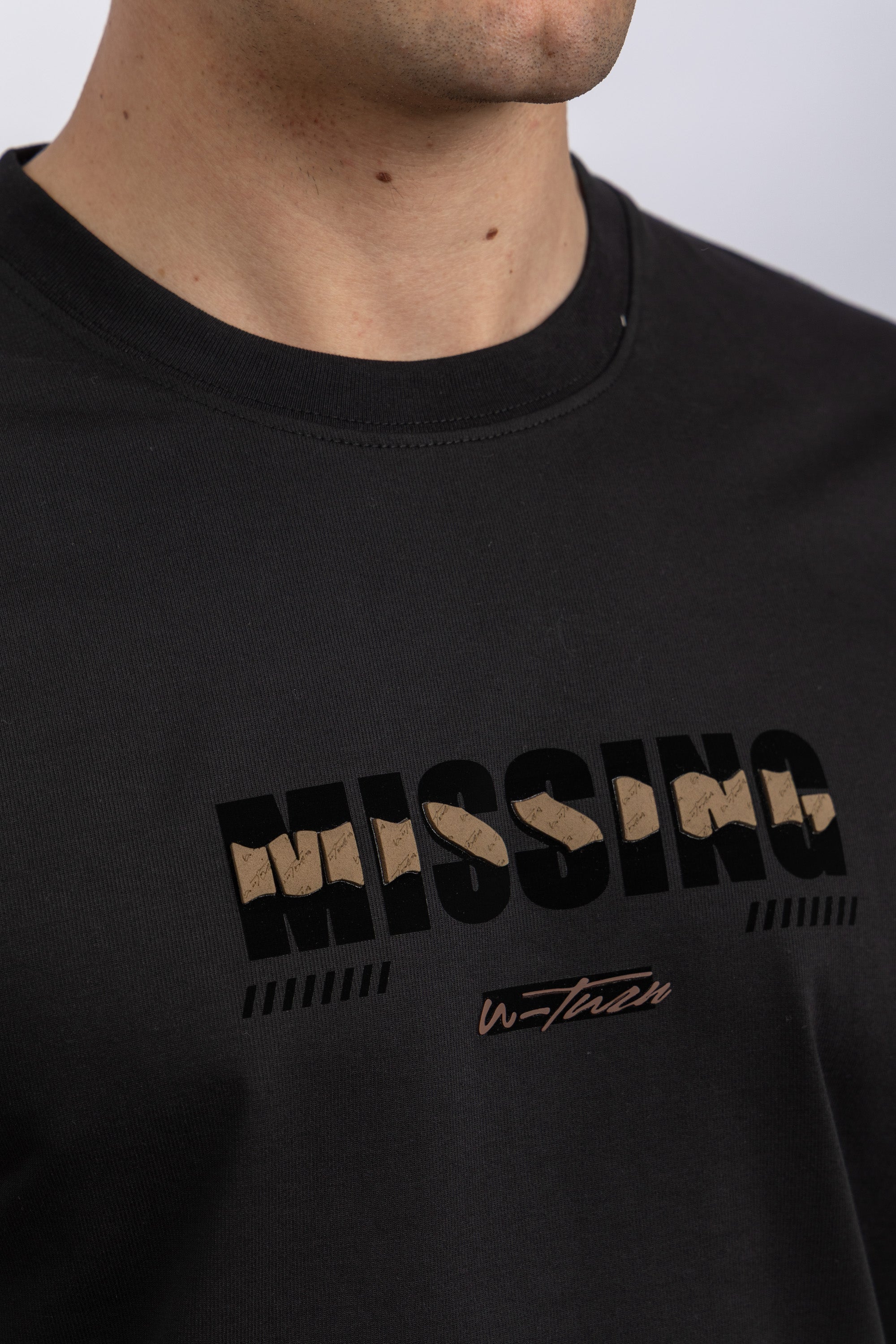 ROUND NECK CASUAL T-SHIRT الصورة الثانوية