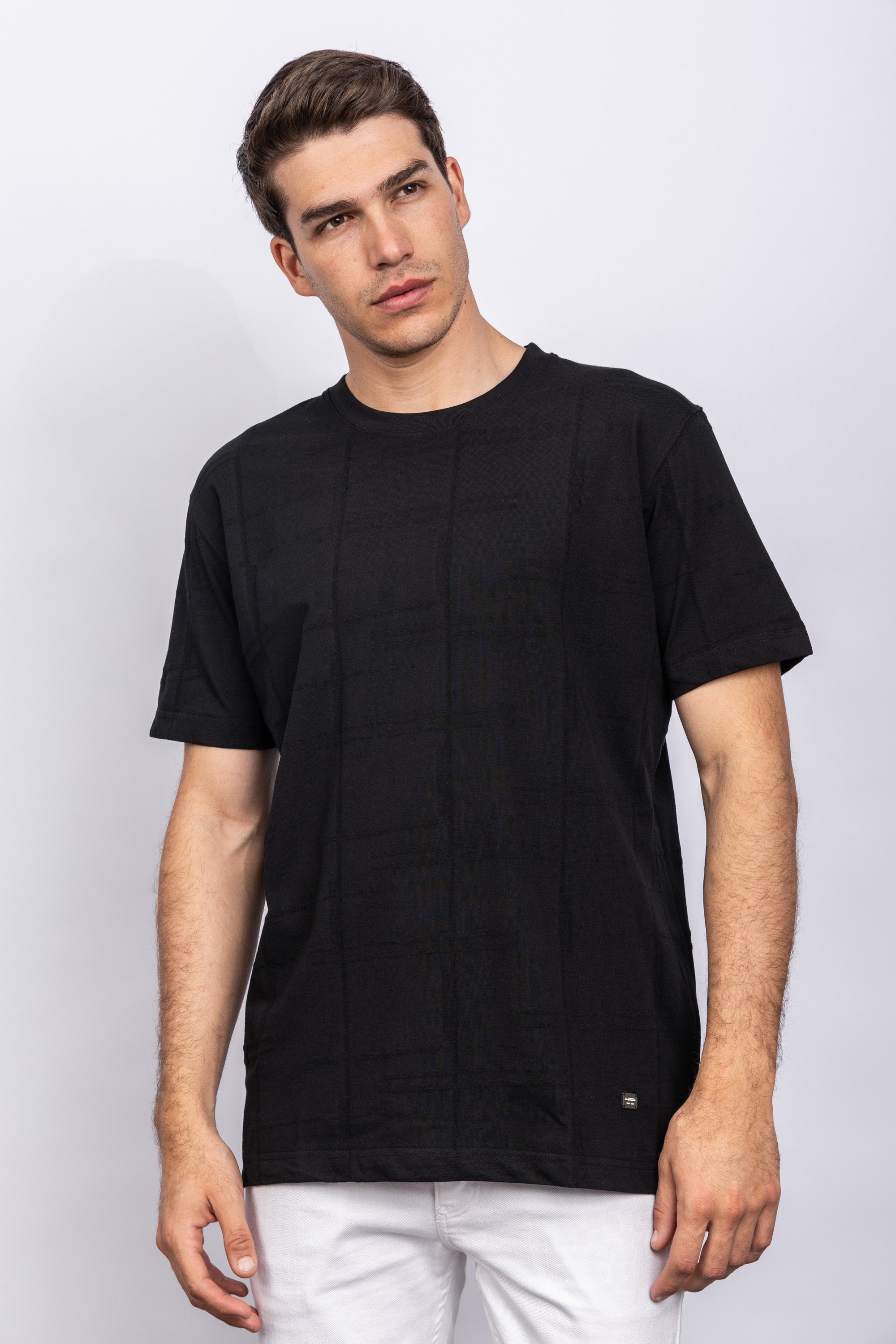 ROUND NECK CASUAL T-SHIRT الصورة الثانوية