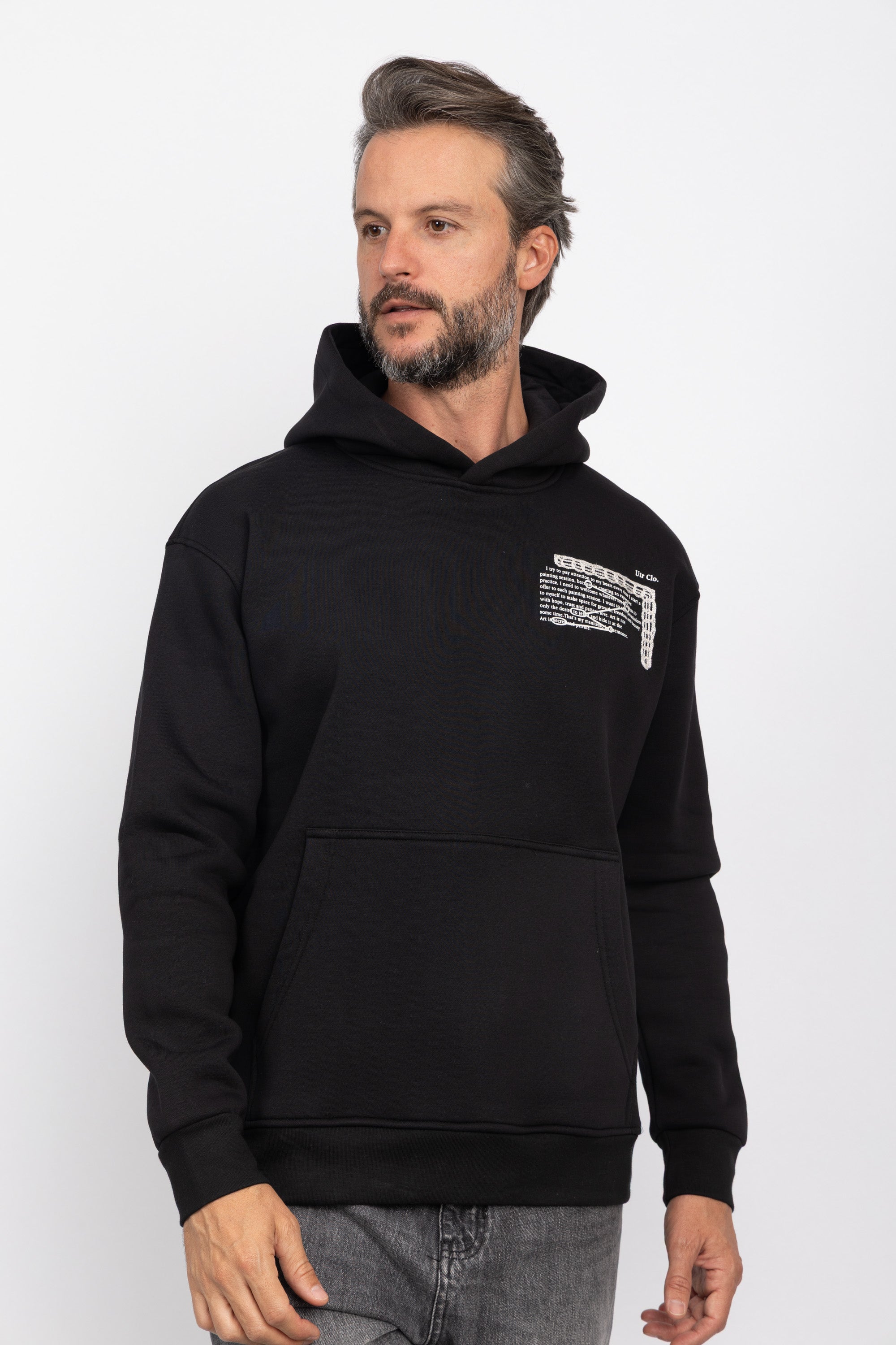 HOODED CASUAL SWEATSHIRT الصورة الثانوية