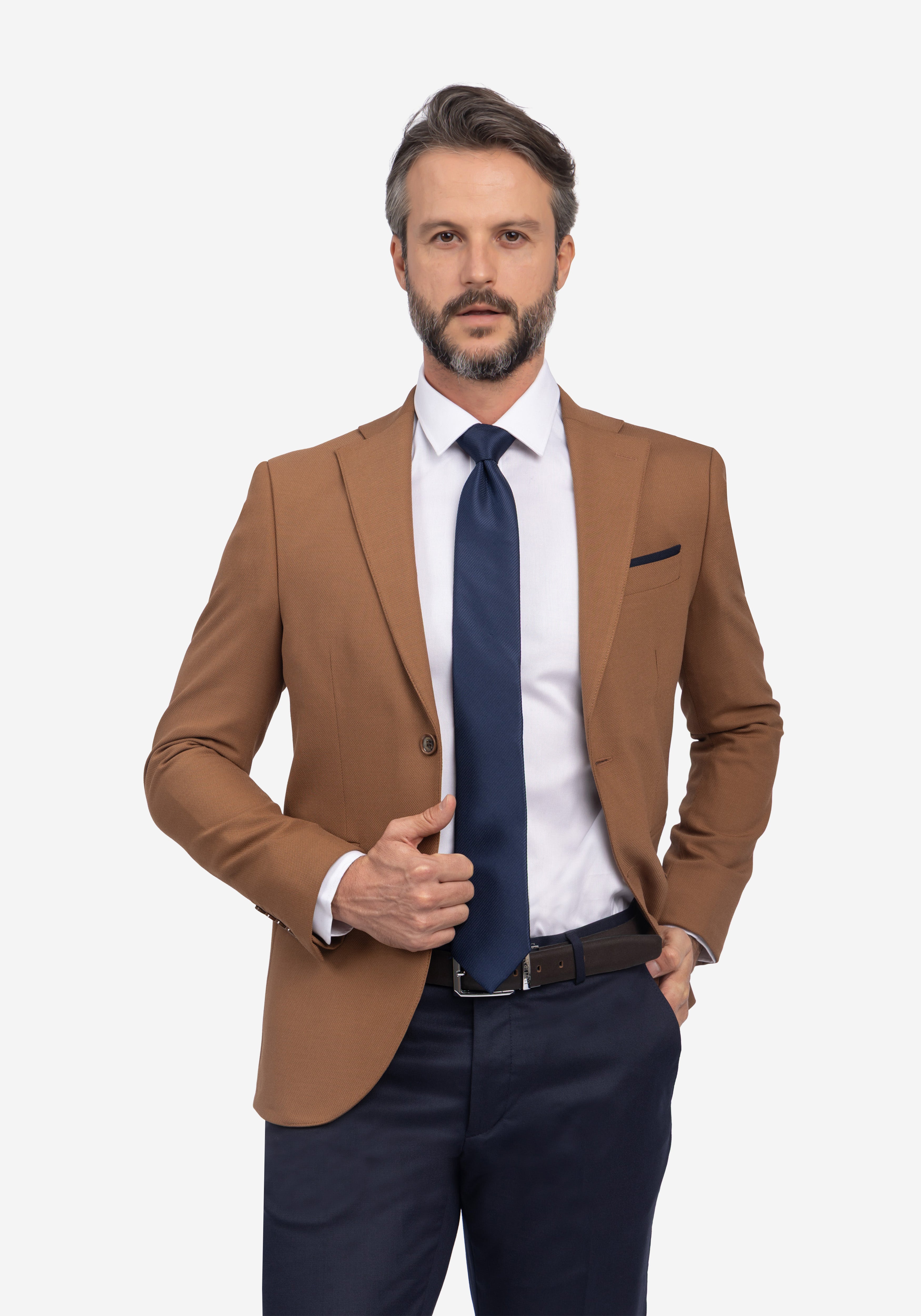TWIN NOTCH LAPEL 2PC 2V SUIT Secondary image